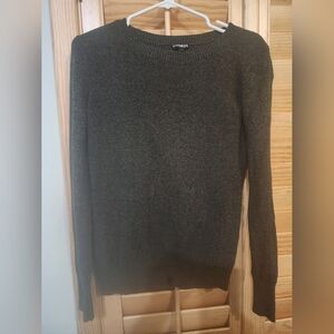 Express Olive Crewneck Sweater